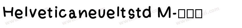 Helveticaneueltstd M字体转换